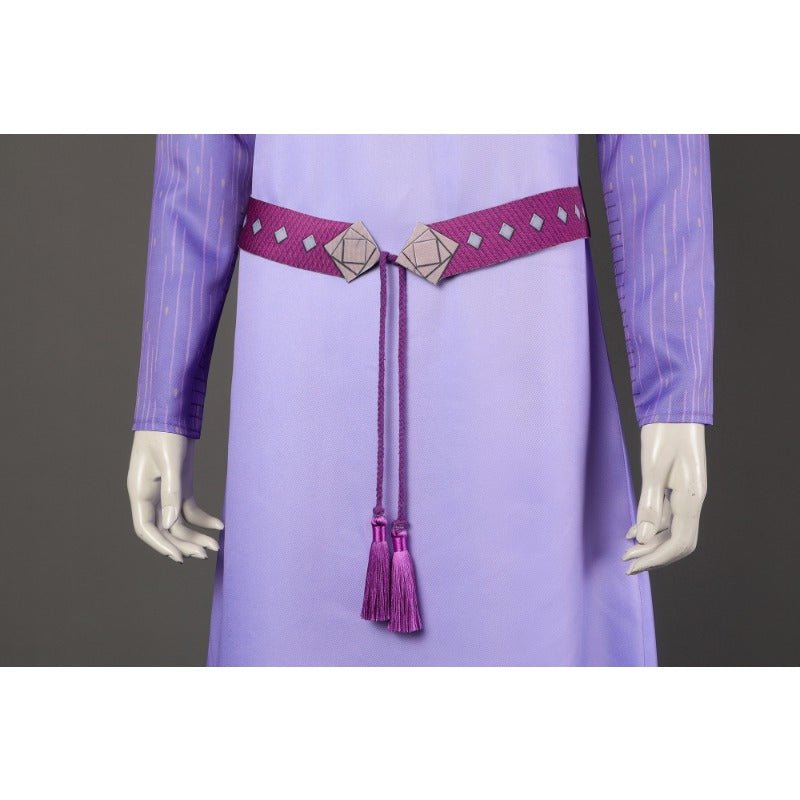 Costume Cosplay Asha Princesse Violette pour Adultes - Inspiré du Film Wish