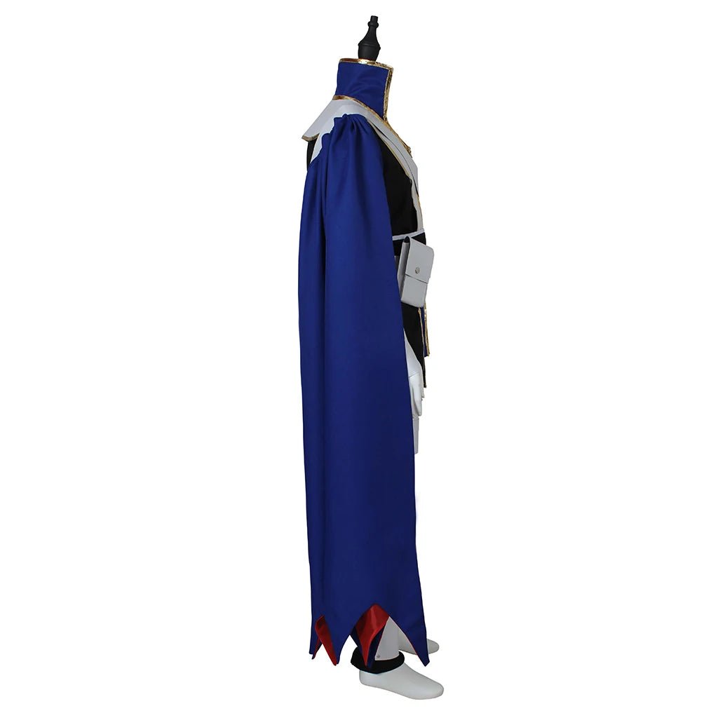 Costume Cosplay Fire Emblem Roy Mercenaire pour Hommes - Combinaison de Combat avec Cape - Déguisement Guerrier pour Fête, Carnaval, Halloween