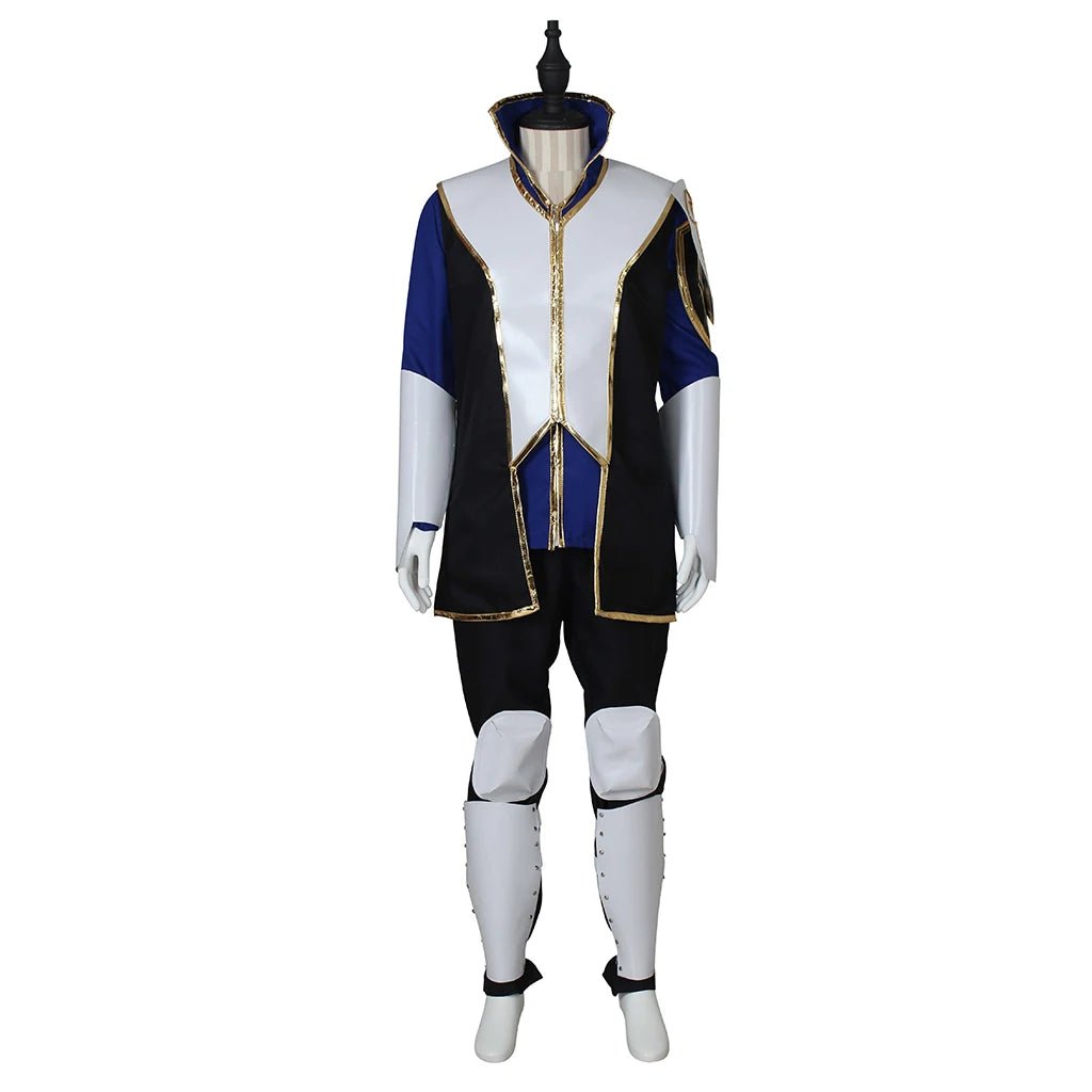 Costume Cosplay Fire Emblem Roy Mercenaire pour Hommes - Combinaison de Combat avec Cape - Déguisement Guerrier pour Fête, Carnaval, Halloween
