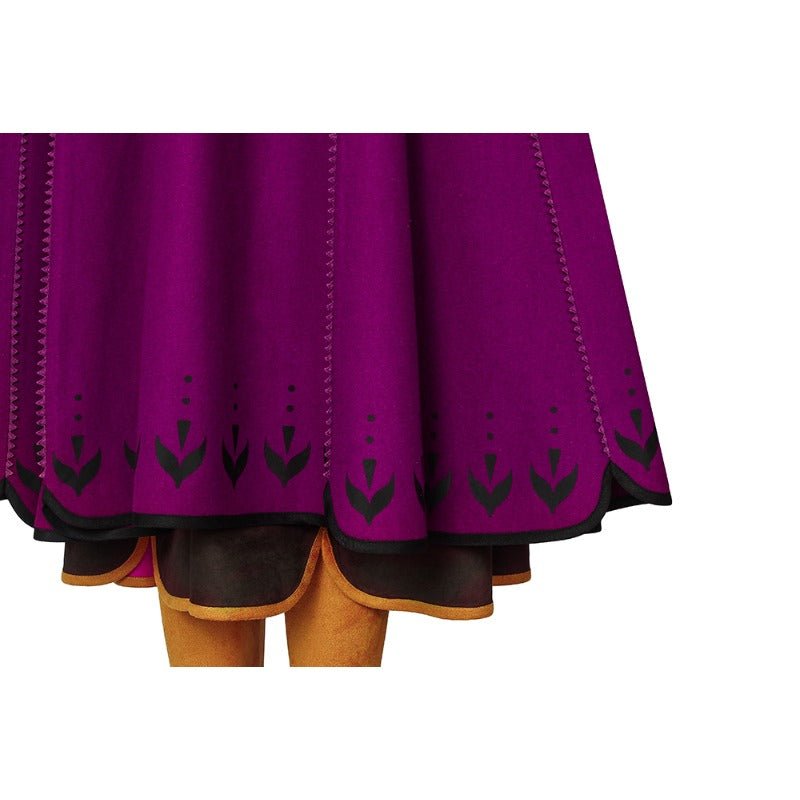 Ensemble Épique Anna de Frozen II Avec Chaussures - Embrassez la Magie d'Arendelle