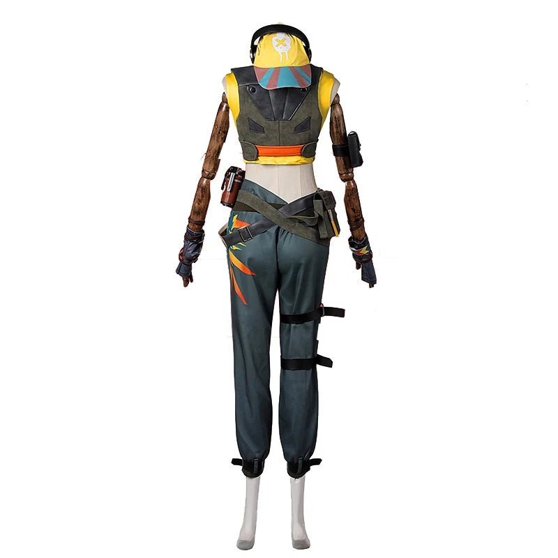 Costume Cosplay Raze Agent Duelistes de Valorant pour Femmes - Tenue Punk pour Fête d'Halloween
