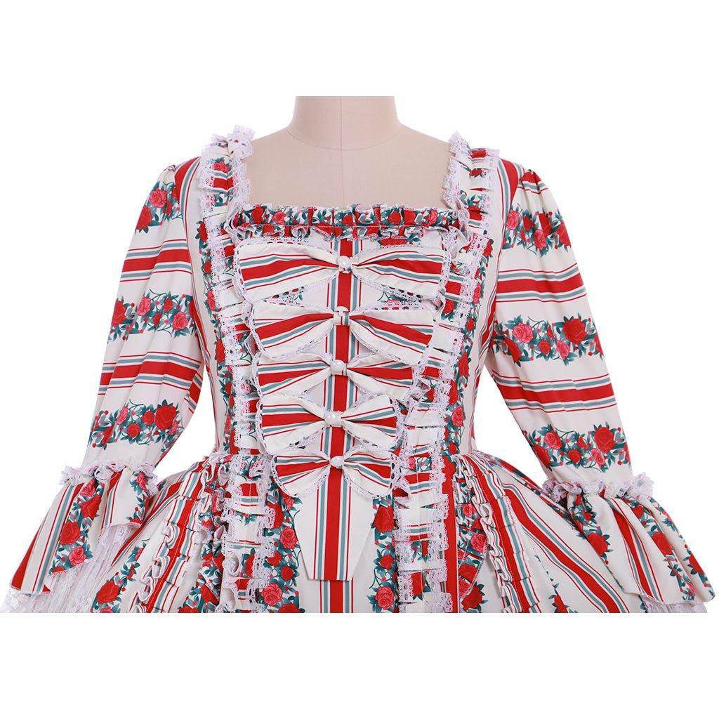 Robe Ballon Rococo Marie Antoinette | Costume Cosplay pour Soirées, Halloween et Spectacles