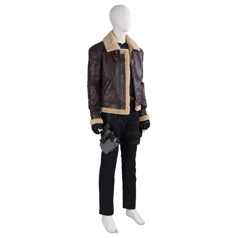 Costume Cosplay Resident Evil 4 Leon - Ensemble Complet pour Hommes Halloween & Événements Jeux