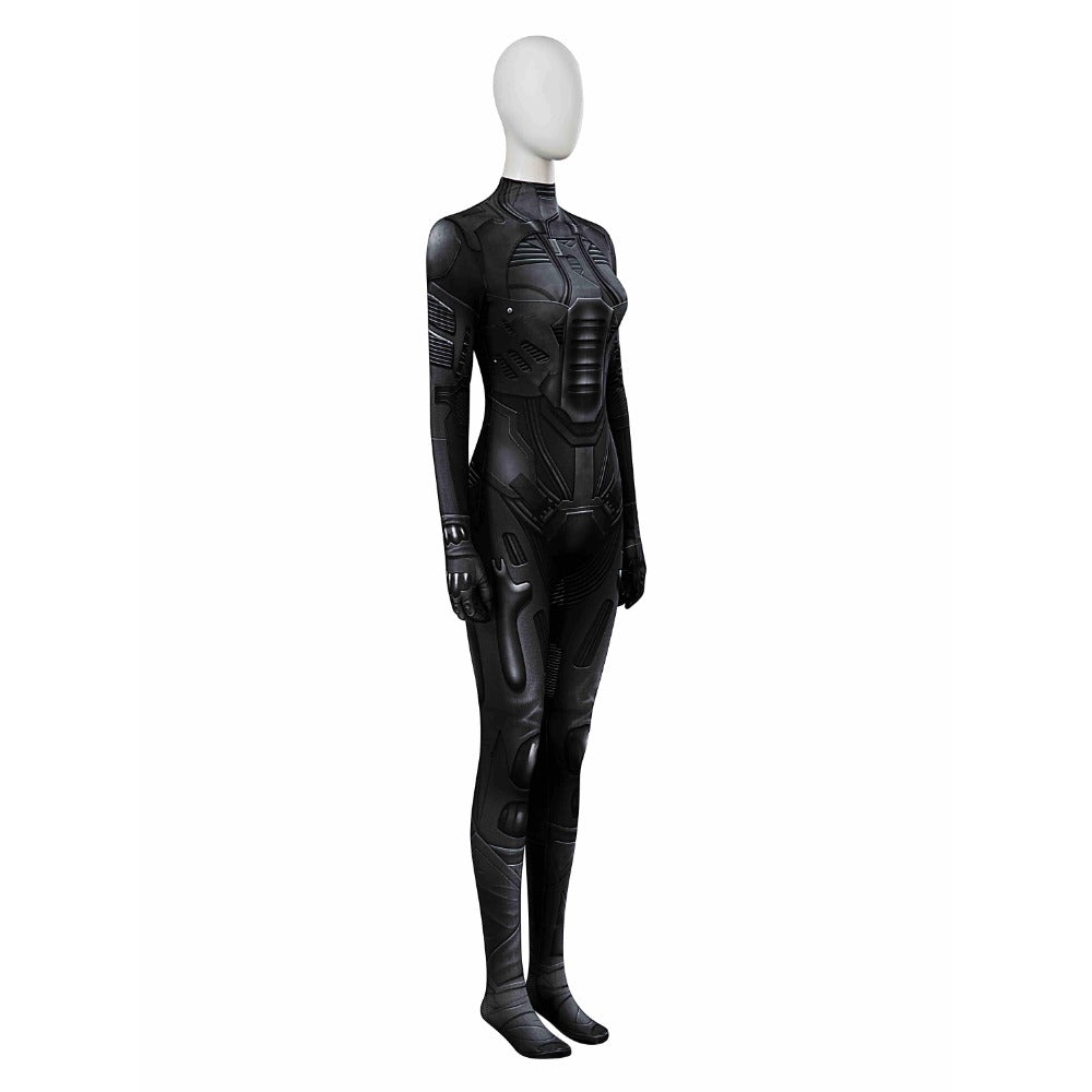 Costume Cosplay 3D de Paul Atreides et Chani, Combinaison Noire, Déguisement pour Halloween