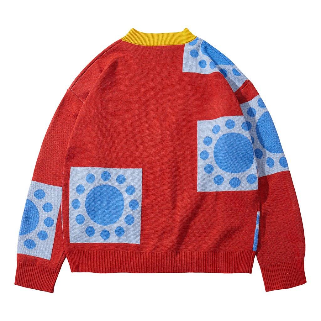 Pull Cosplay Luffy Pays de Wano | Cardigan Anime One Piece pour Adultes | Costume Halloween