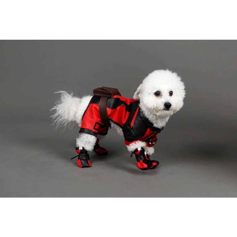 Costume Cosplay Chien Deadpool - Vêtement Super Héros pour Animaux pour Halloween & Fêtes