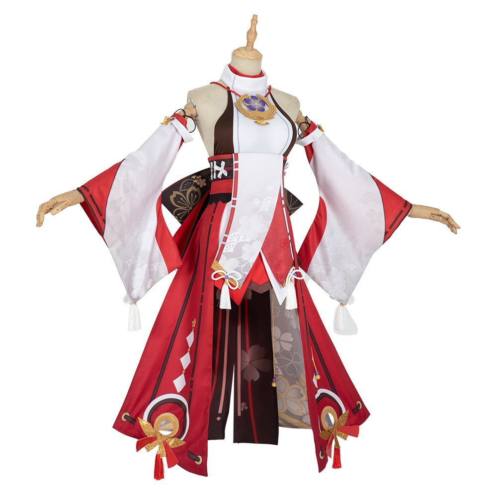 Costume Cosplay Yae Ko de Genshin Impact pour Femmes - Style Chinois Anime