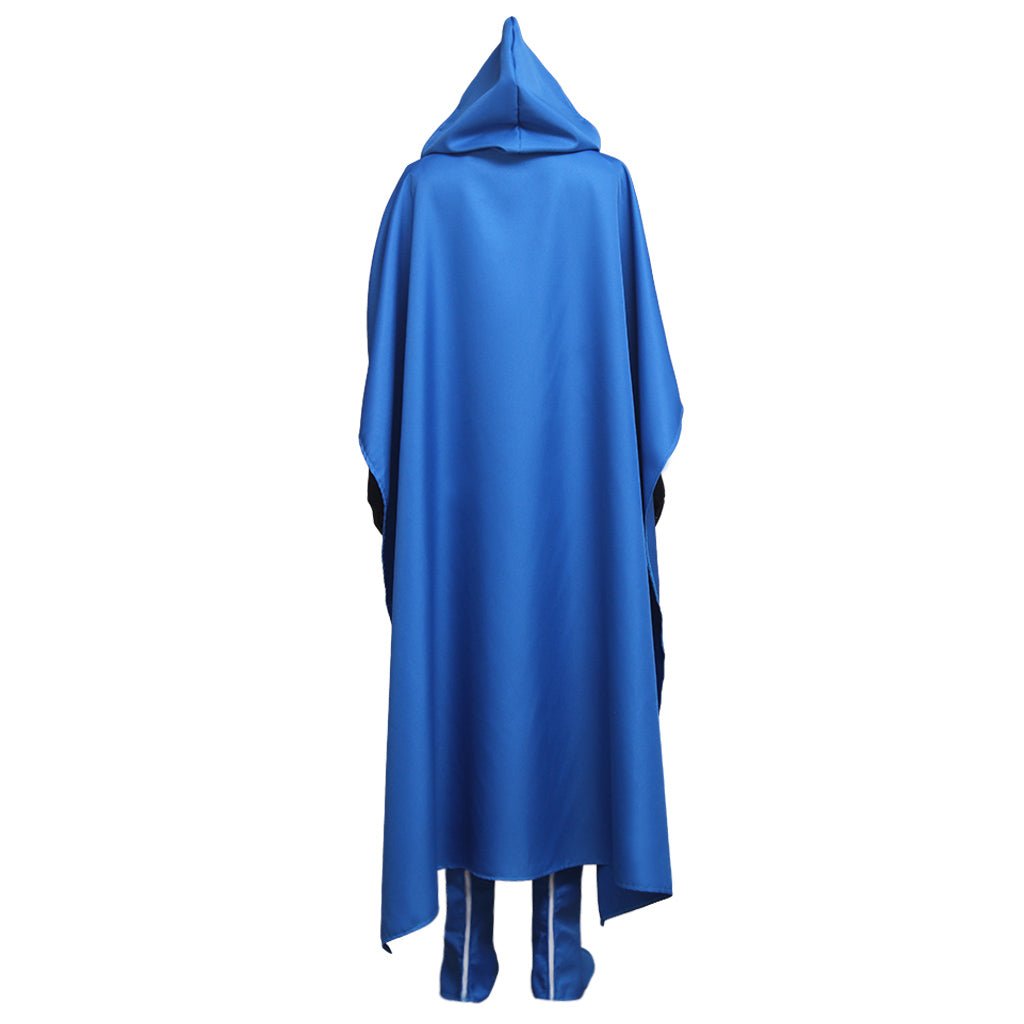 Costume Cosplay Raven Teen Titans - Cape Bleue et Combinaison pour Fans de Comic Con et Halloween