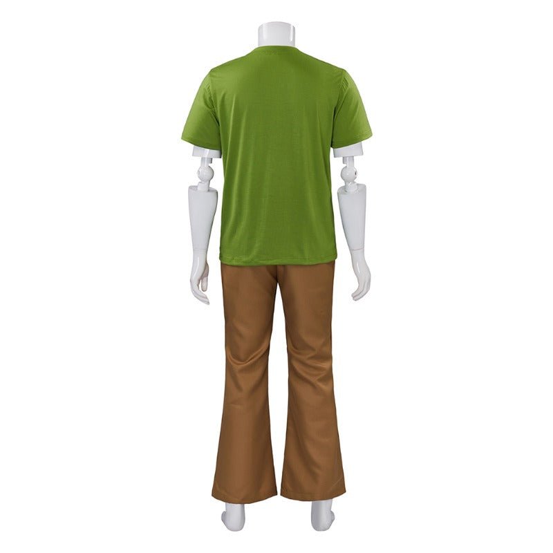 Costume Vert Débardeur pour Hommes – Déguisement Cosplay Anime pour Halloween avec Chemise et Pantalon