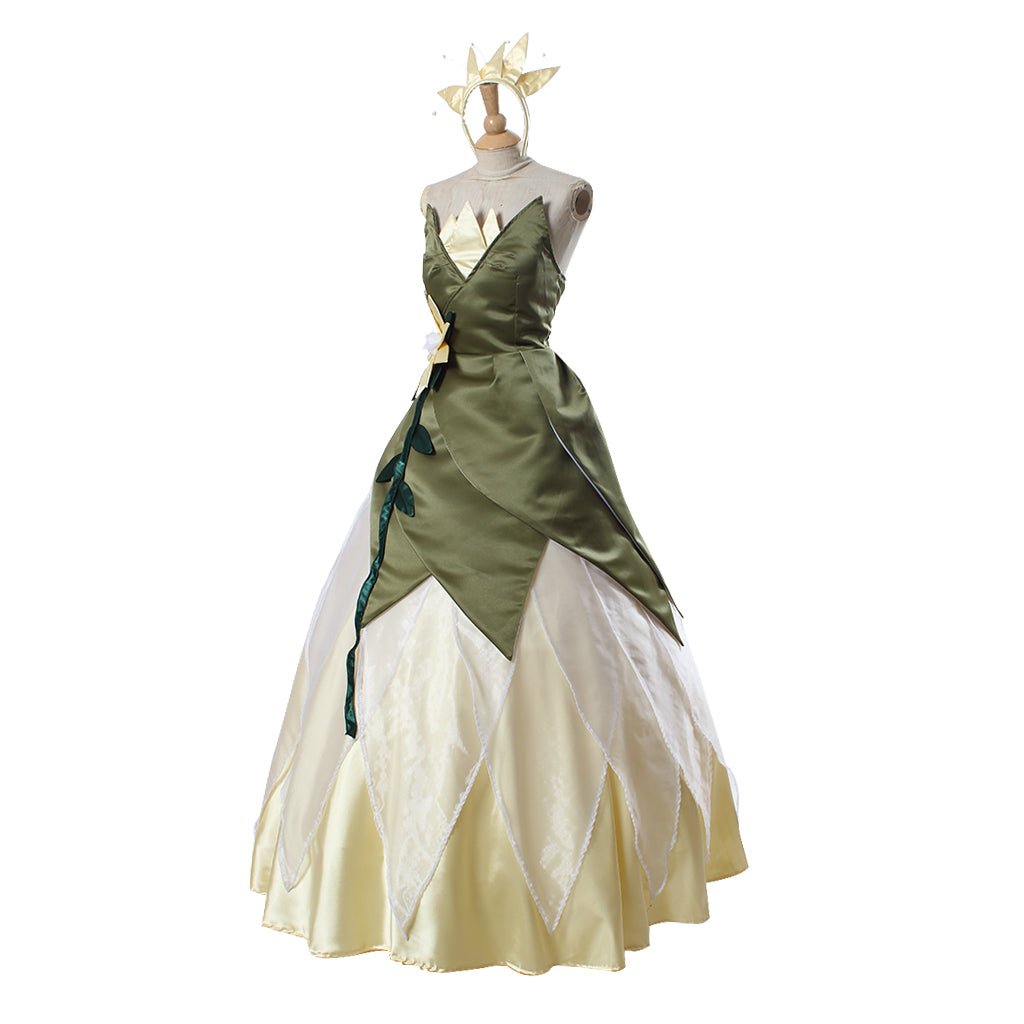 Robe Cosplay Princesse Tiana pour Adulte | Costume Disney Série
