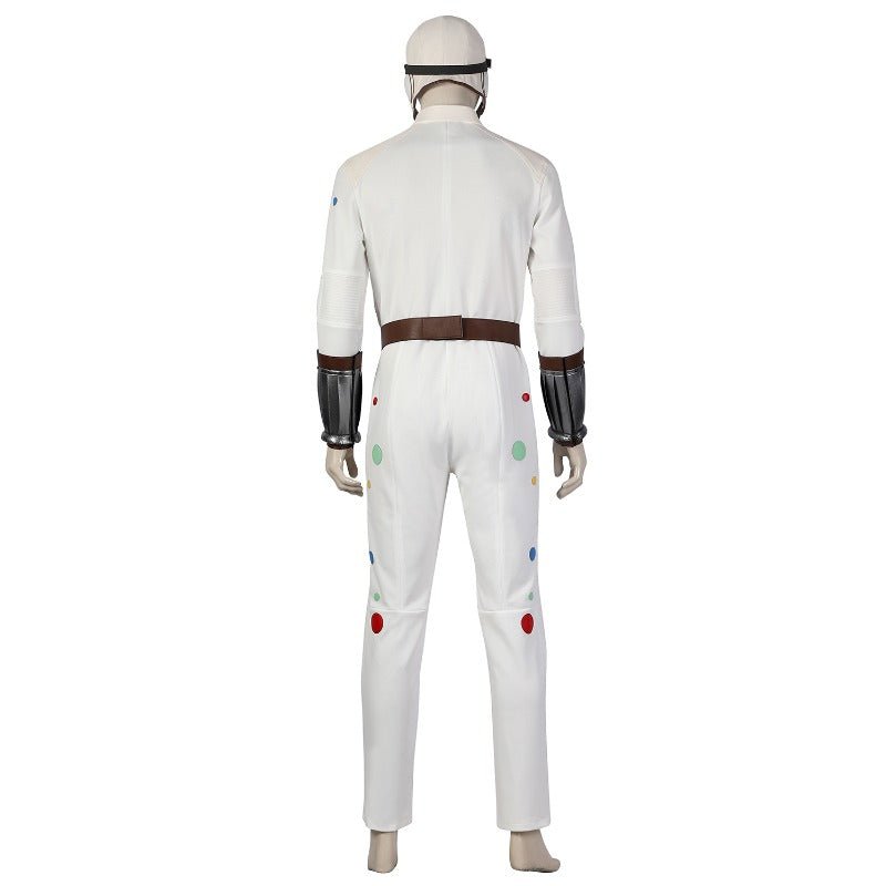 Costume Cosplay The Suicide Squad 2 Polka-Dot Man avec Chaussures pour Halloween