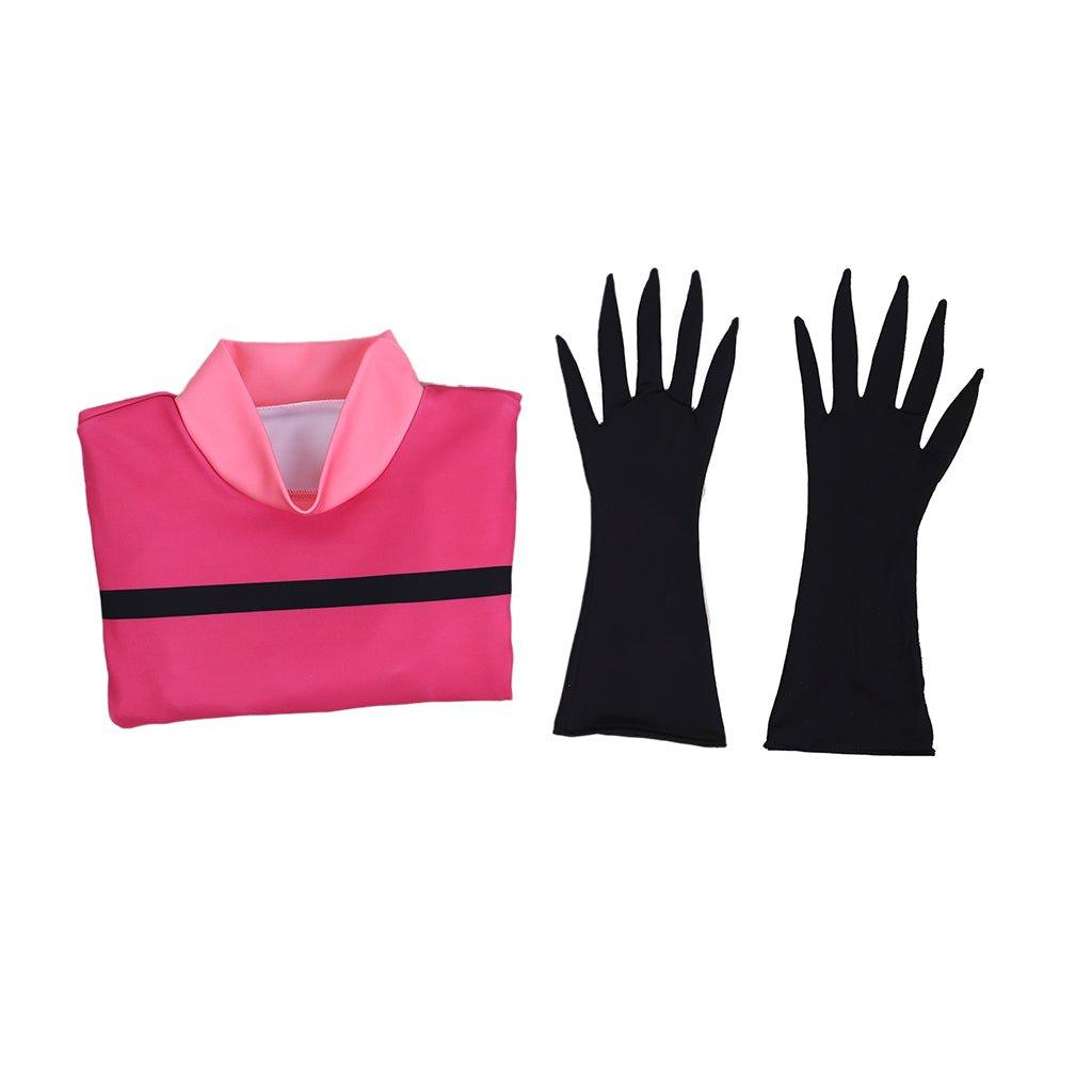 Veste à capuche rose pour cosplay ZIM femme | Costume Halloween Invader ZIM
