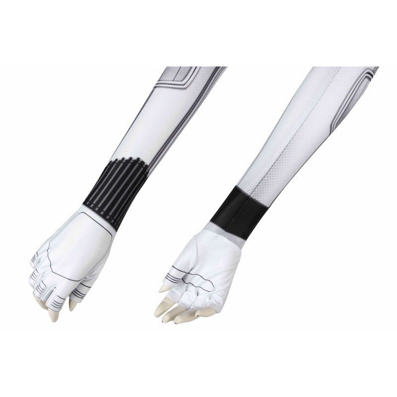 Costume Cosplay Veuve Noire Combinaison Blanche Natasha Romanoff 3D Ver 1 Fait Main