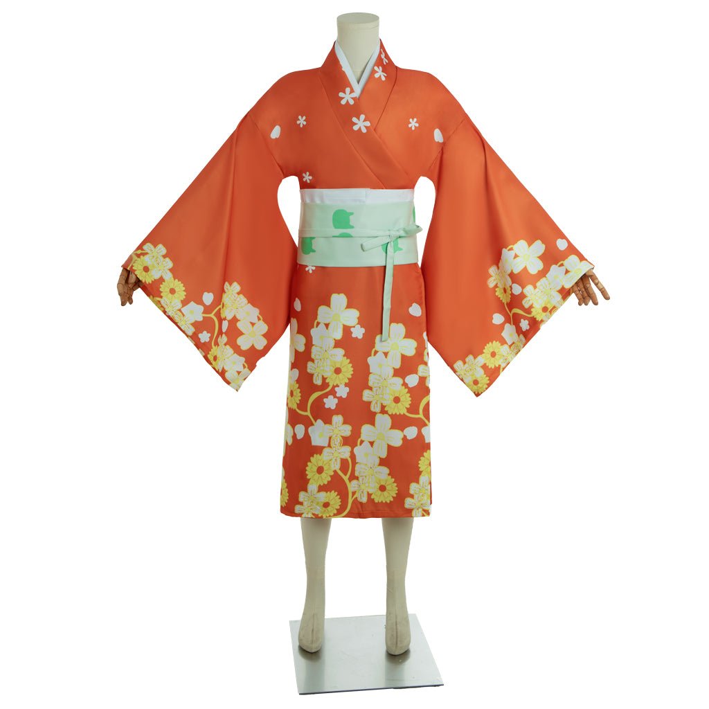 Costume Cosplay Hiyoko Saionji Kimono Japonais Danganronpa pour Femme