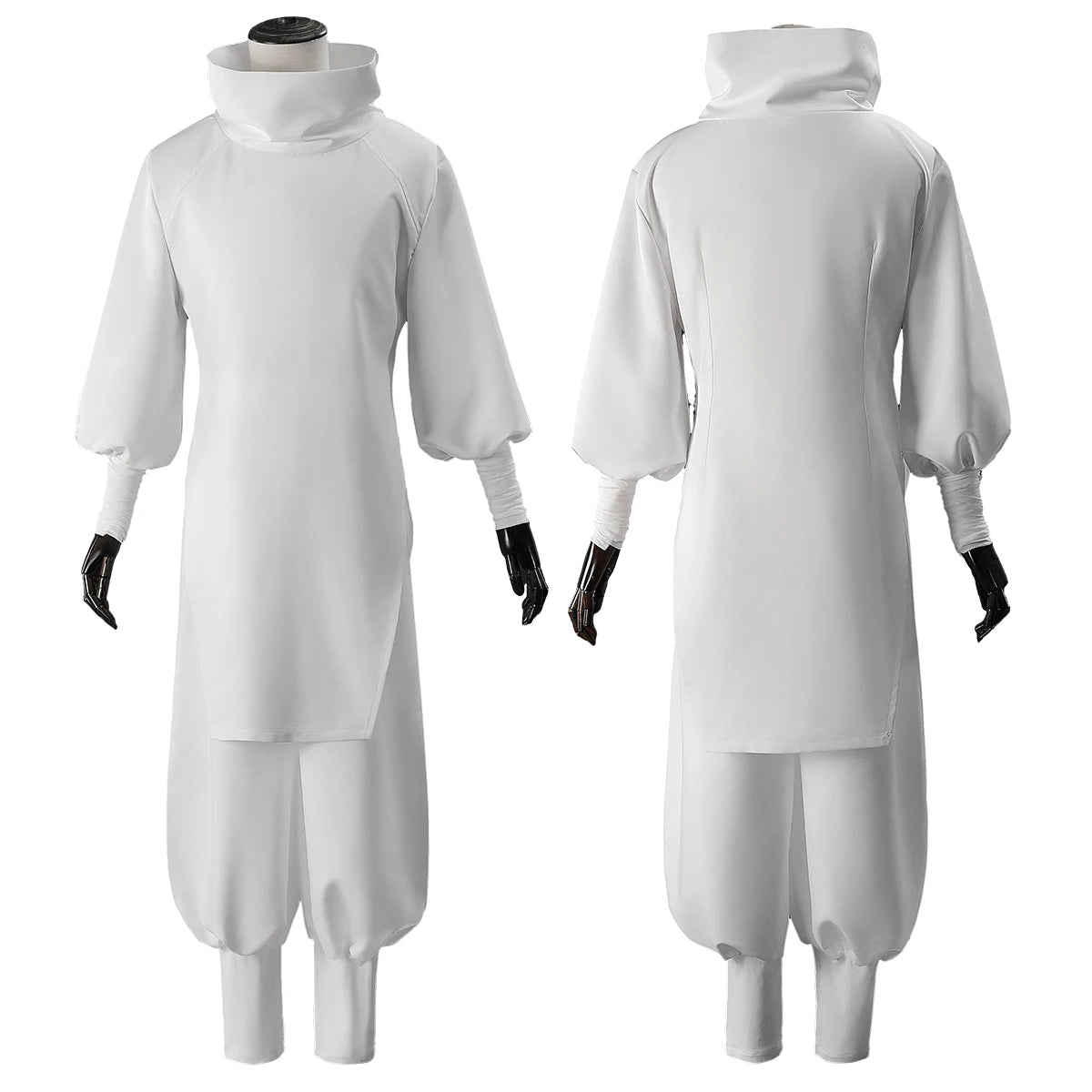Costume Cosplay Kashimo Hajime Jujutsu Kaisen Anime - Perruque Bleue, Haut Blanc, Pantalon Élastique