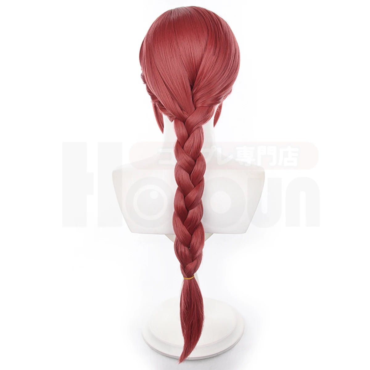Perruque Cosplay Chigiri Blue Lock Tresse Style Rose Réseau Fibre Synthétique Taille Ajustable Déguisement Fête