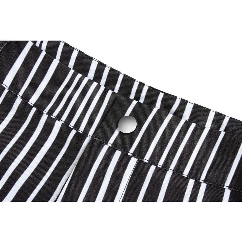 Costume Jack Skellington - Costume Cosplay à Rayures Noires pour Halloween par L'AniMirage