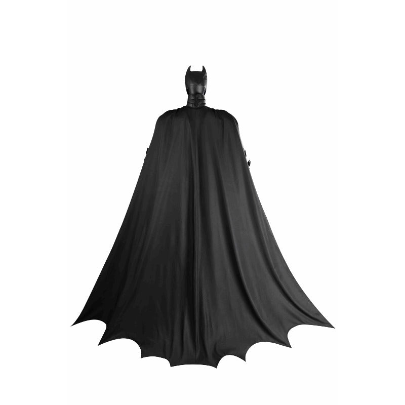 Costume Adulte Super Héros Chevalier Chauve-Souris Combinaison avec Cape et Masque pour Halloween