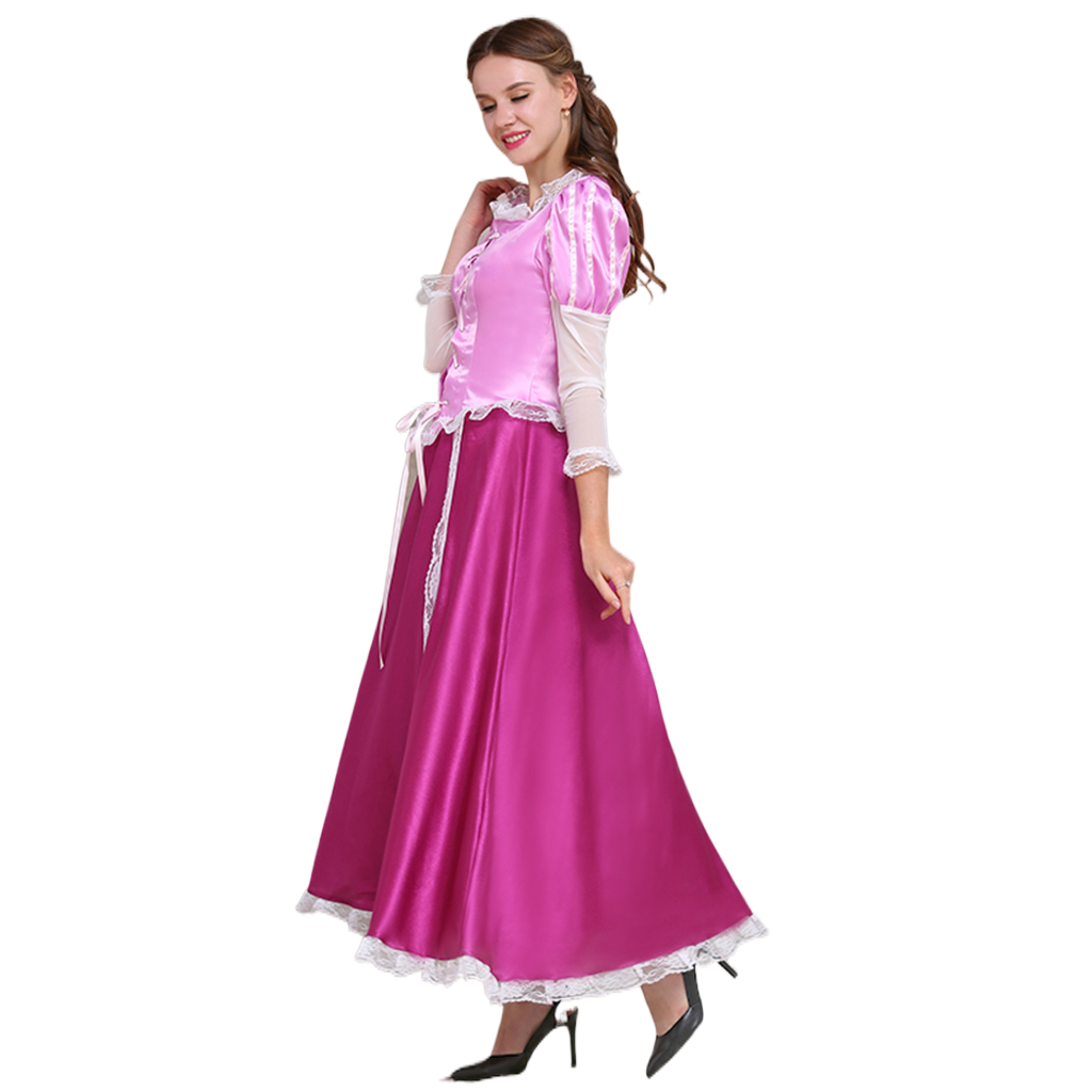 Série de Costumes Cosplay Disney Tangled | Rapunzel, Naveen, Mère Gothel & Plus