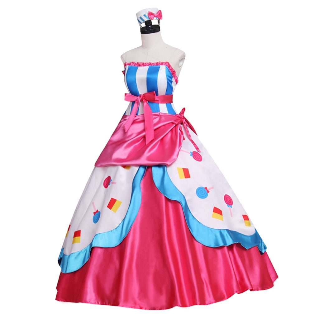 Robe Cosplay Rose My Little Pony | Costume Femme pour Halloween & Fêtes Disney