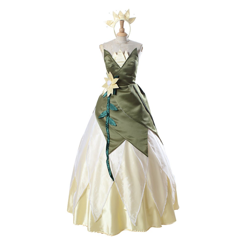 Robe Cosplay Princesse Tiana pour Adulte | Costume Disney Série