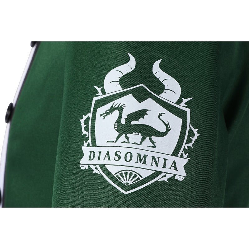 Ensemble de Costume Cosplay Chef Argent Riddle de Twisted Wonderland NRC Personnalisé