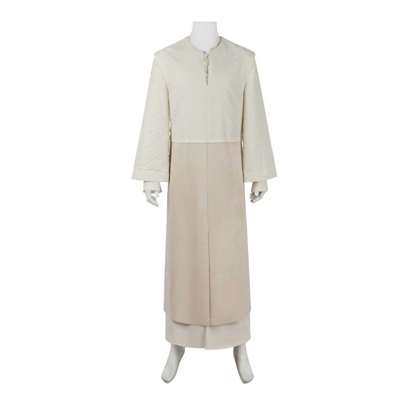 Costume Cosplay Gandalf le Blanc du Seigneur des Anneaux Complet avec Cape et Chaussures