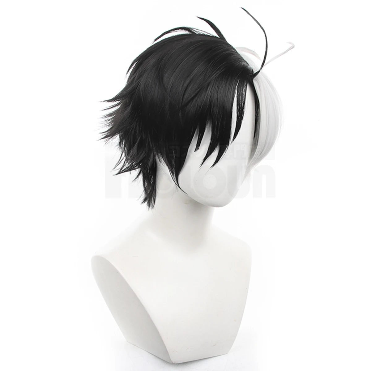 Perruque Cosplay Haruka Sakura Wind Breaker Anime Fibre Synthétique Rose Taille Ajustable Cadeau Halloween