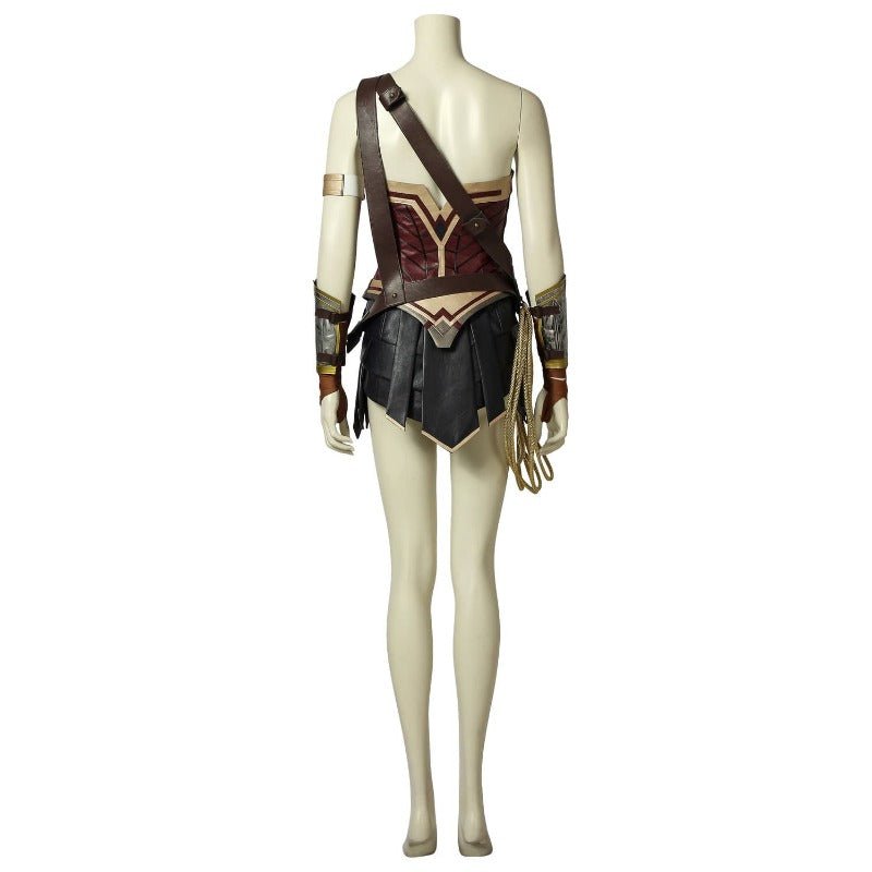 Costume Cosplay Diana Prince WW Classique avec Bottes - Tenue Inspirée du Film