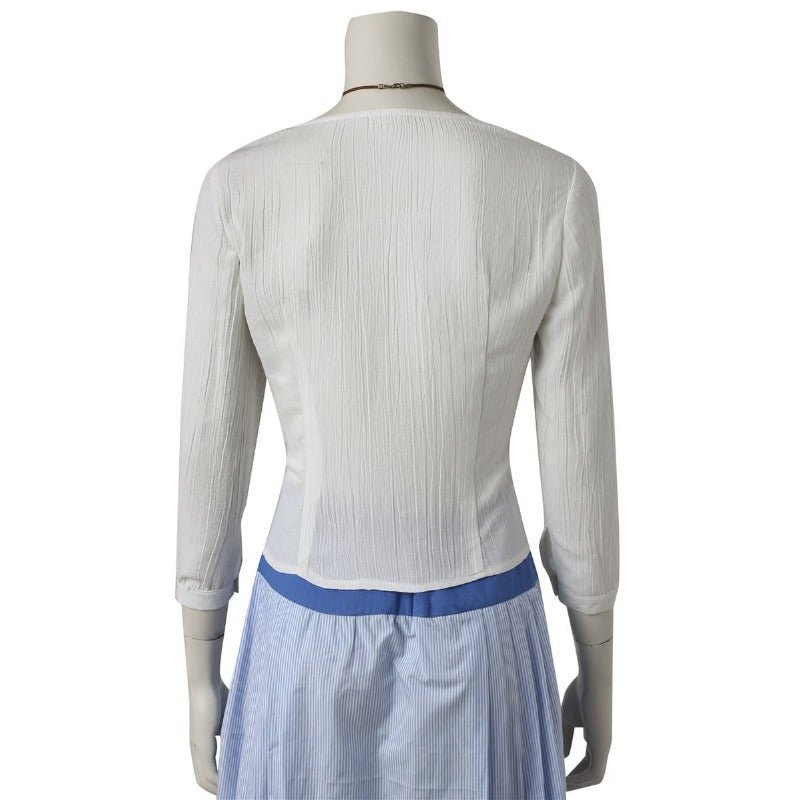 Costume de Femme de Chambre Blue Belle - Cosplay Anime La Belle et la Bête pour Spectacles & Fêtes