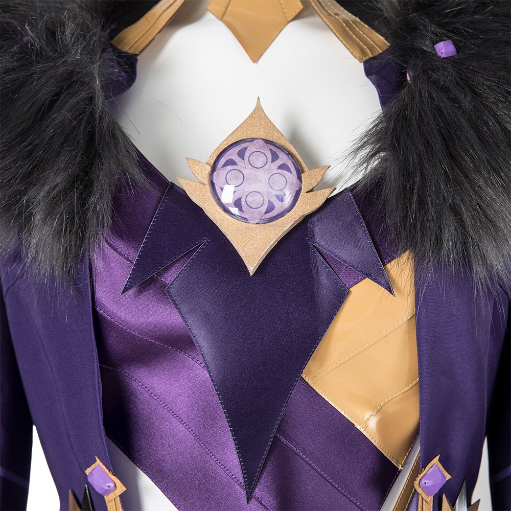 Costume Cosplay Électrisant : Genshin Impact - Mage Scribe de la Foudre