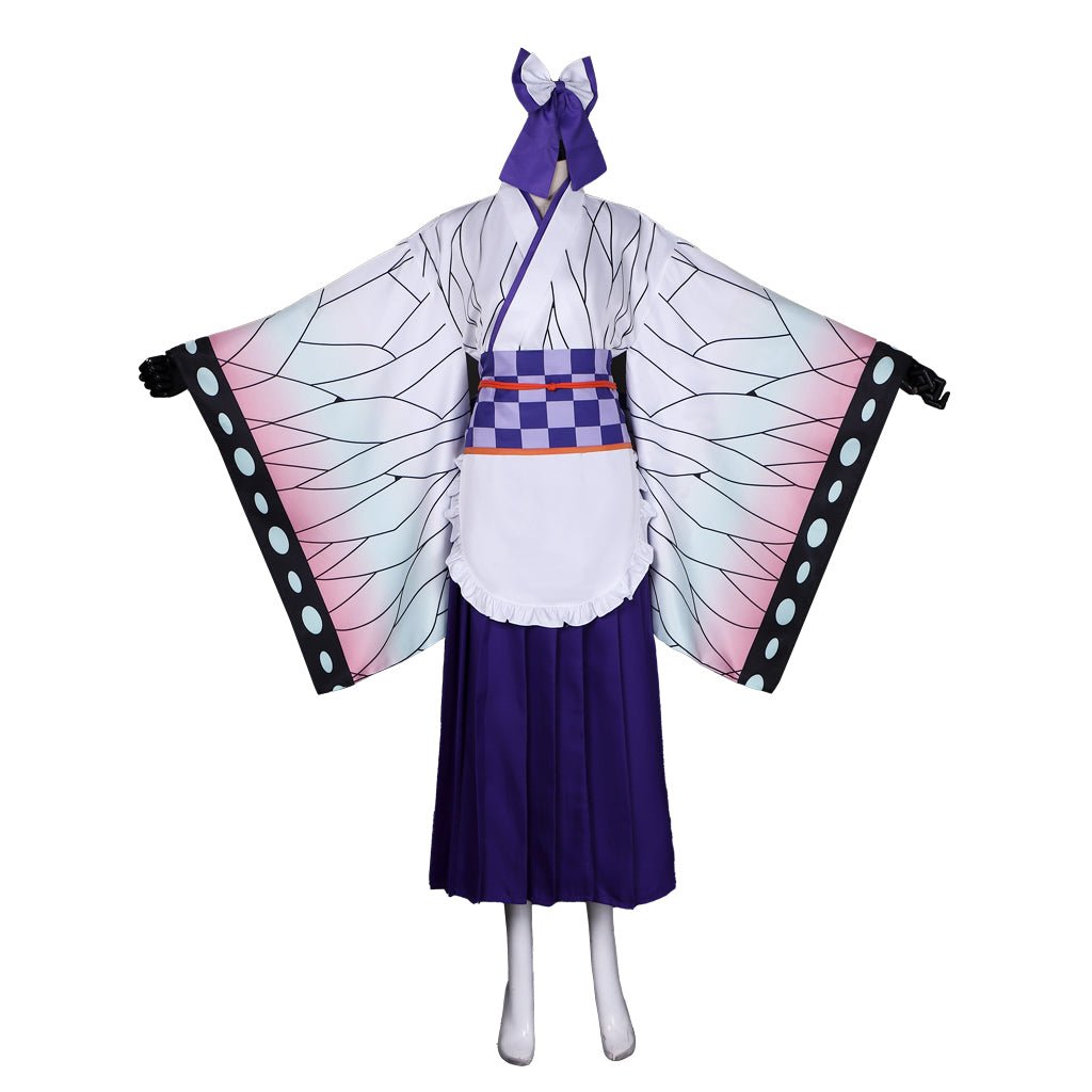 Costume Cosplay Robe de Serviette Lolita Kochou Shinobu de Demon Slayer: Kimetsu no Yaiba