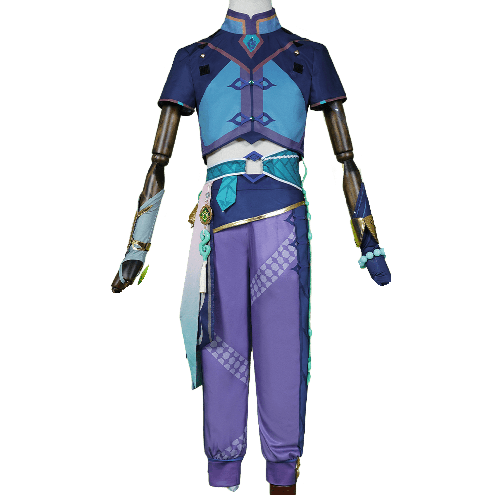 Costume Cosplay Baizhu Genshin Impact – Tenue de Jeu Immersive pour Hommes