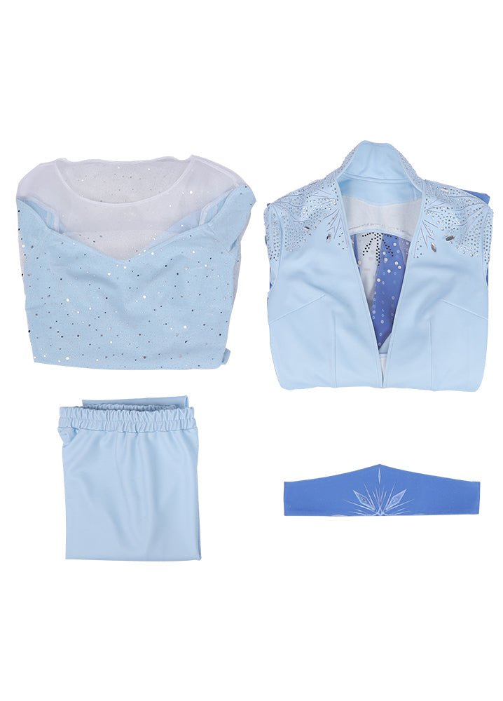 Costume Cosplay Elsa Frozen 2 - Réplique Premium du Film