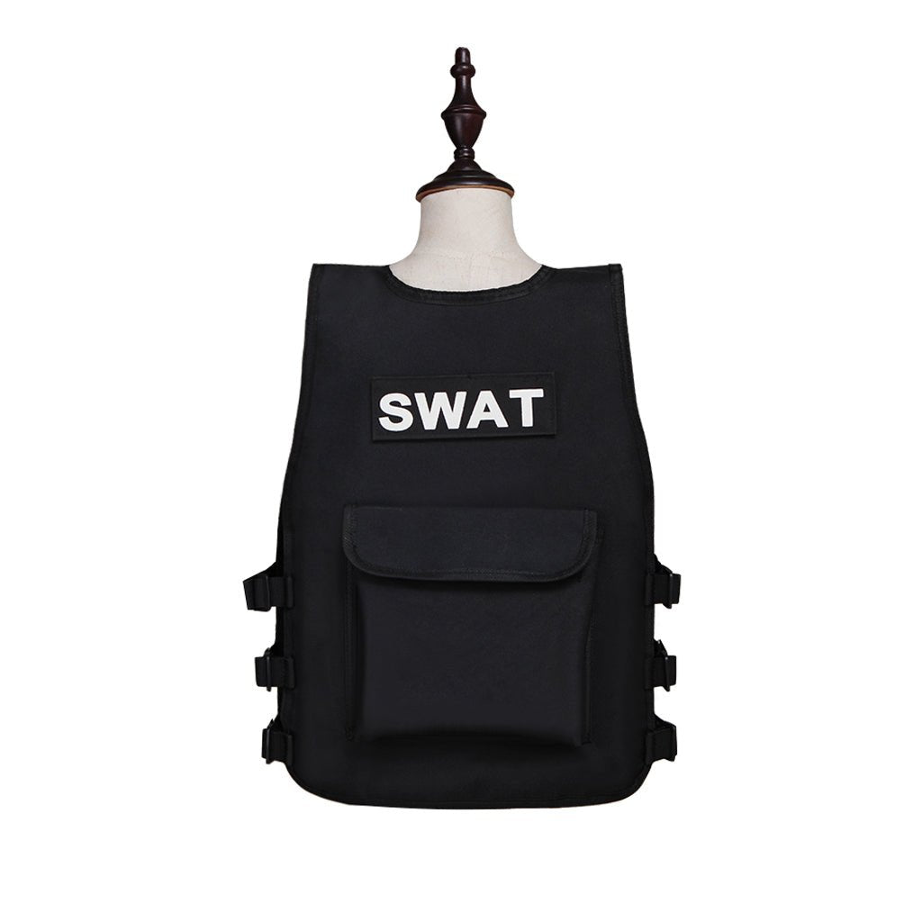 Gilet tactique Airsoft pour enfants, Veste de chasse camouflage, Costume cosplay tactique, Gilet de sniper pour jeux de guerre CS