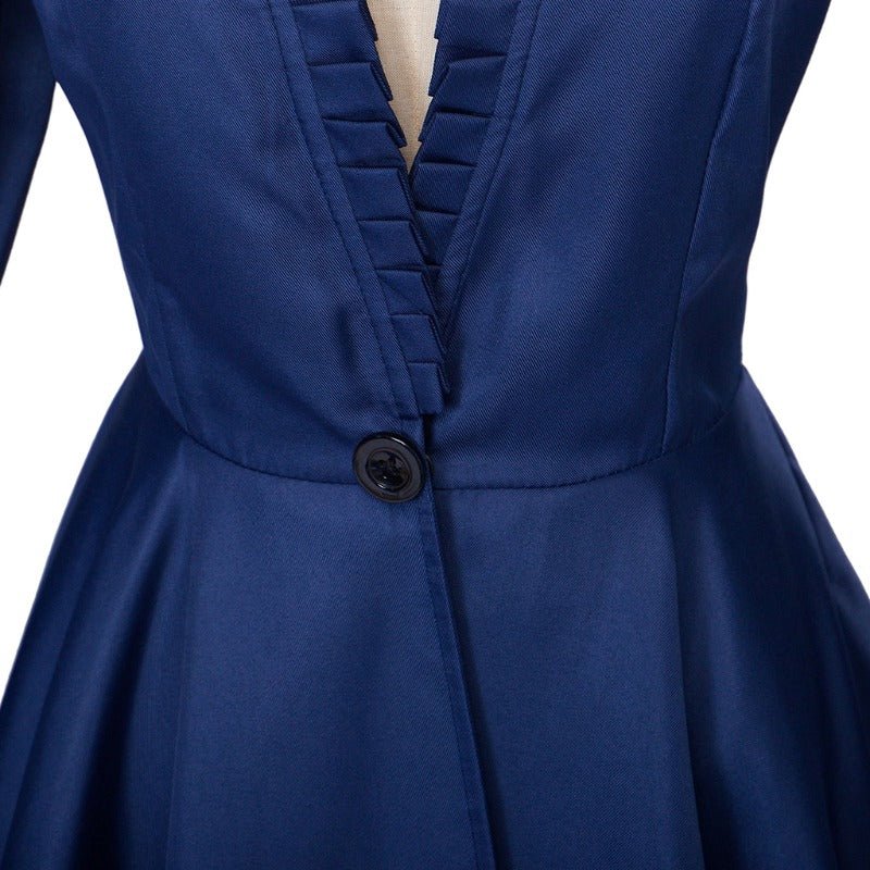 Robe Gothique Médiévale Vintage – Costume Cosplay Femme à Manches Longues et Coupe Bodycon