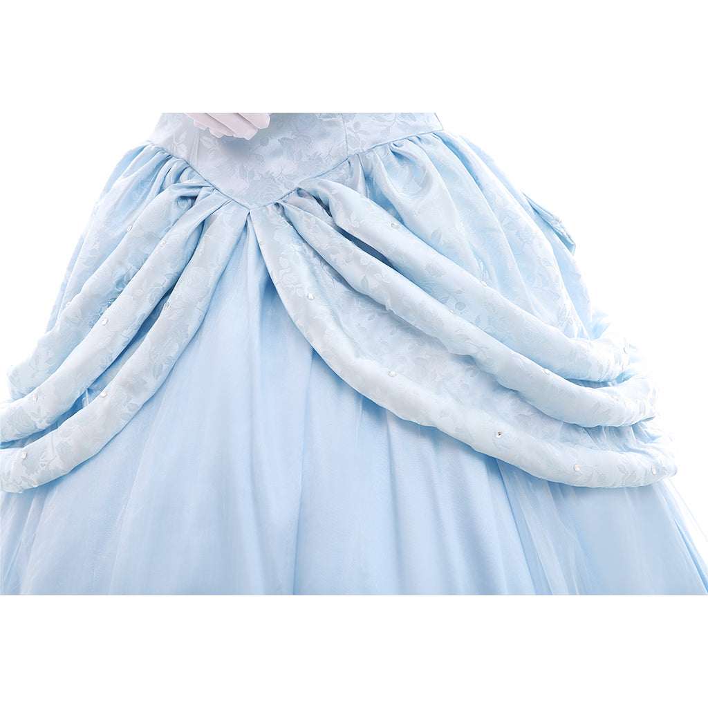 Série de Costumes Cosplay Disney Cinderella: Princesse, Prince, Belle-mère et Domestique