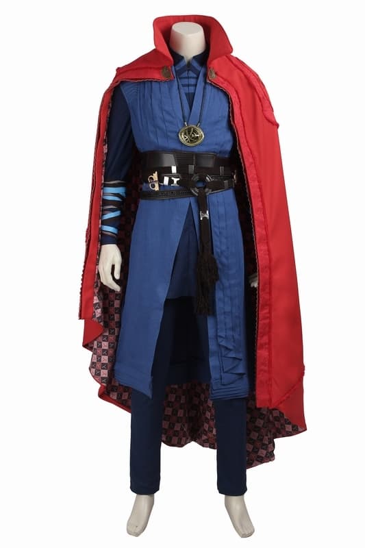 Costume Cosplay Dr. Strange No Way Home avec Bottes pour Carnaval Halloween