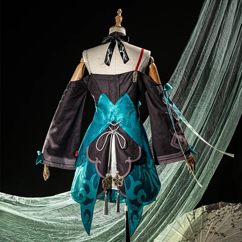 Costume Cosplay Qingque de Honkai Star Rail - Robe Sexy Femme pour Halloween, Carnaval et Fêtes