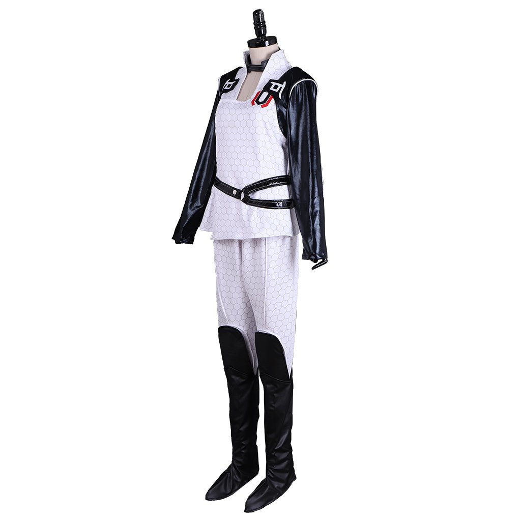 Costume Cosplay Miranda Lawson Femme | Combinaison de Combat Mass Effect Ensemble Complet