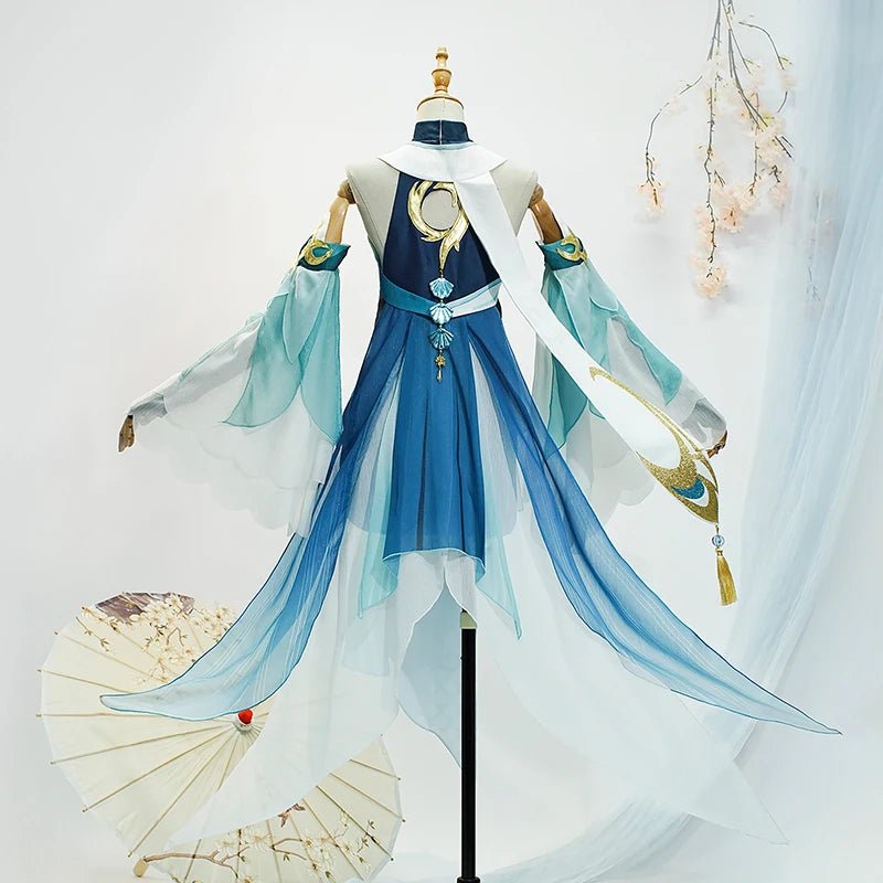 Costume Cosplay Madame Ping de Genshin Impact pour Femme - Robe d'Uniforme pour Jeu de Rôle et Halloween