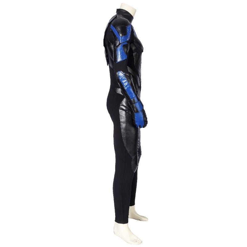 Costume Cosplay Nightwing Titans en Cuir PU pour Halloween et Fêtes