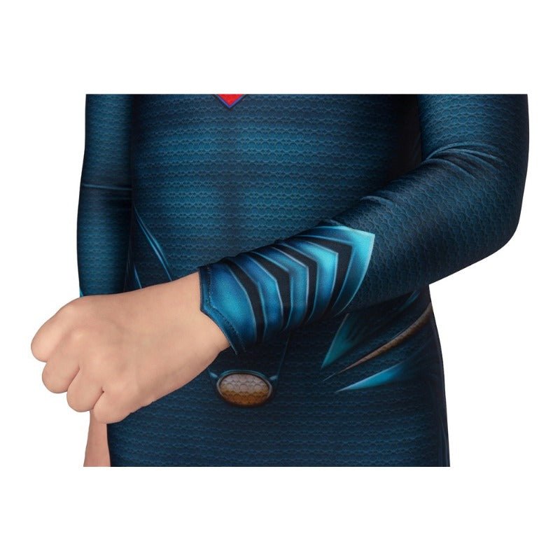 Costume Superman Cosplay Enfant - Clark Kent Homme d'Acier 3D Imprimé Main