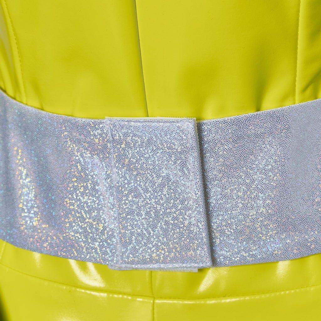 Costume Cosplay Femme Mamma Mia | Combinaison Disco Luisante | Ensemble Complet pour Performances et Fêtes