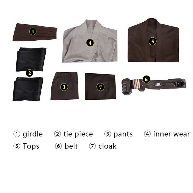 Costume Cosplay Anakin Skywalker - Cape Jedi Darth Vader pour Halloween