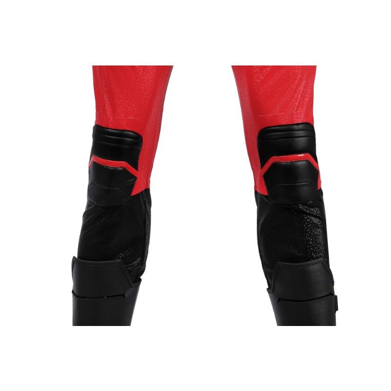 Costume Cosplay Daredevil en Cuir Rouge - Tenue de Combat de Matt Murdock - Ensemble Complet