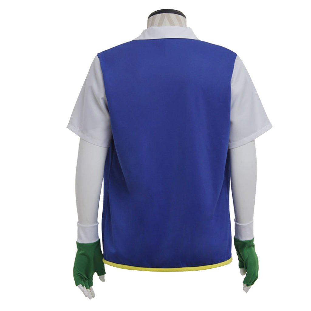 Veste Bleu et Blanc Ash Ketchum Pokémon - Costume Cosplay Anime Iconique