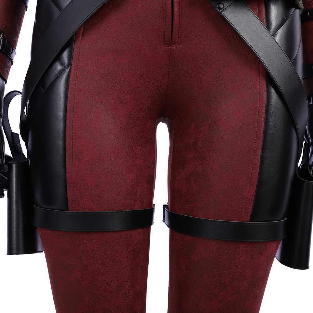 Costume Cosplay Femme Deadpool - Tenue Anime Deadpool de Haute Qualité pour Femmes