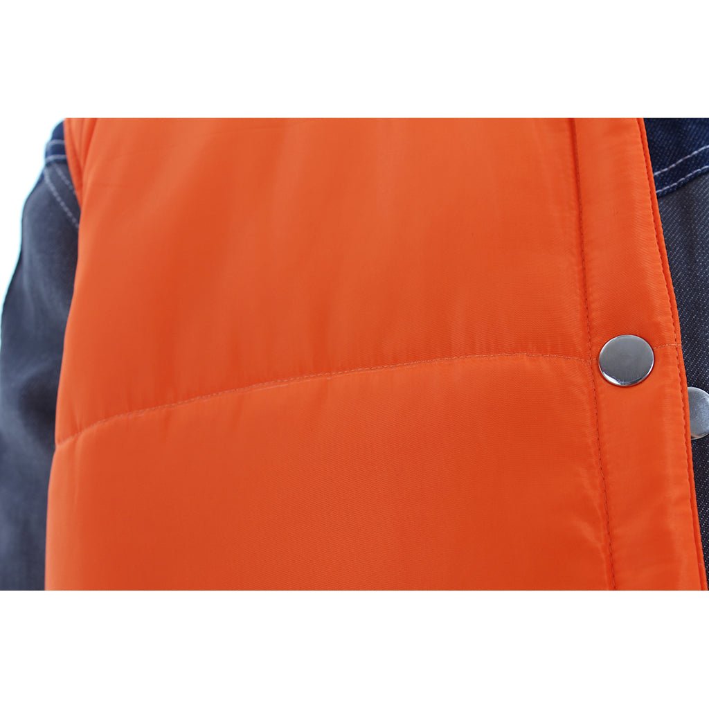 Costume Cosplay Retour Vers le Futur Veste - Orange, Blanc et Rouge