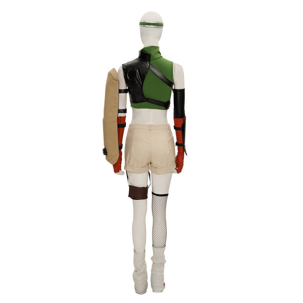 Costume Cosplay Yuffie Kisaragi de Final Fantasy VII - Tenue pour Femme Halloween et Fêtes